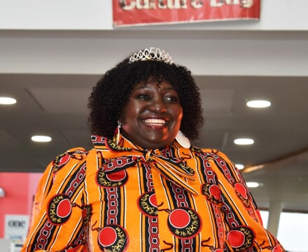 1 Sharon Mangoma a teacher at One Sixth Form College representing Zimbabwe