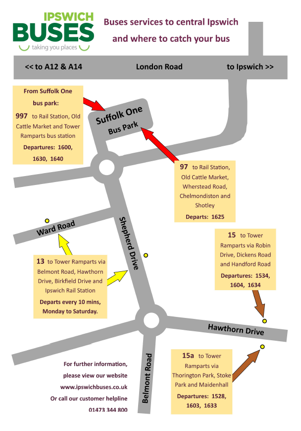 Bus timetable ipswich buses