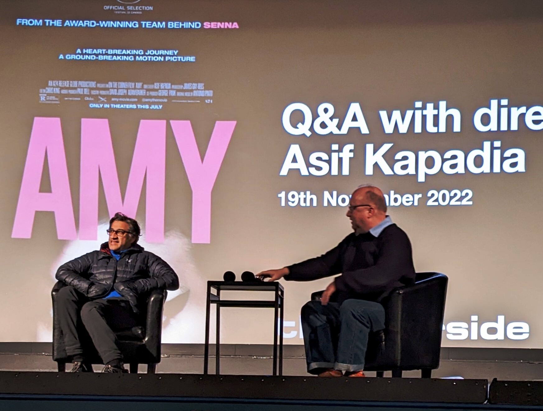 Asif Kapadia   Q and A in Woodbridge